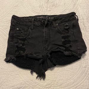 Black American Eagle Shorts